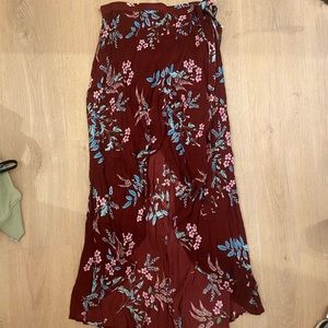 High low slit skirt from winners